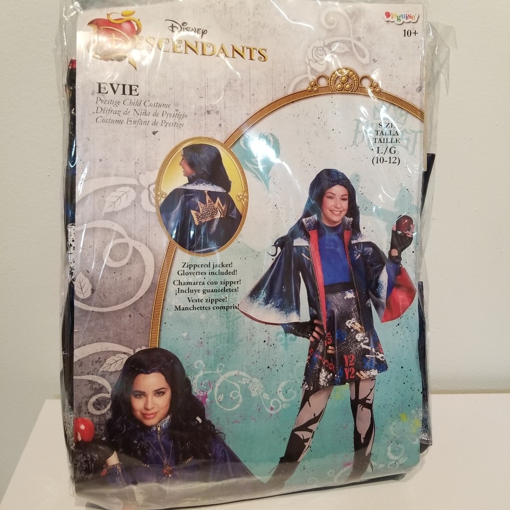 Disney Evie Prestige Youth Costume (Large 10-12)